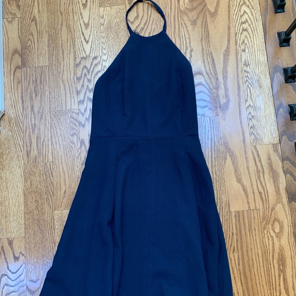 Molly bracken navy halter dress